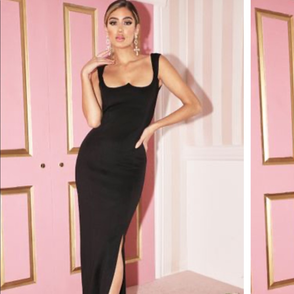 New e/o tags black dress